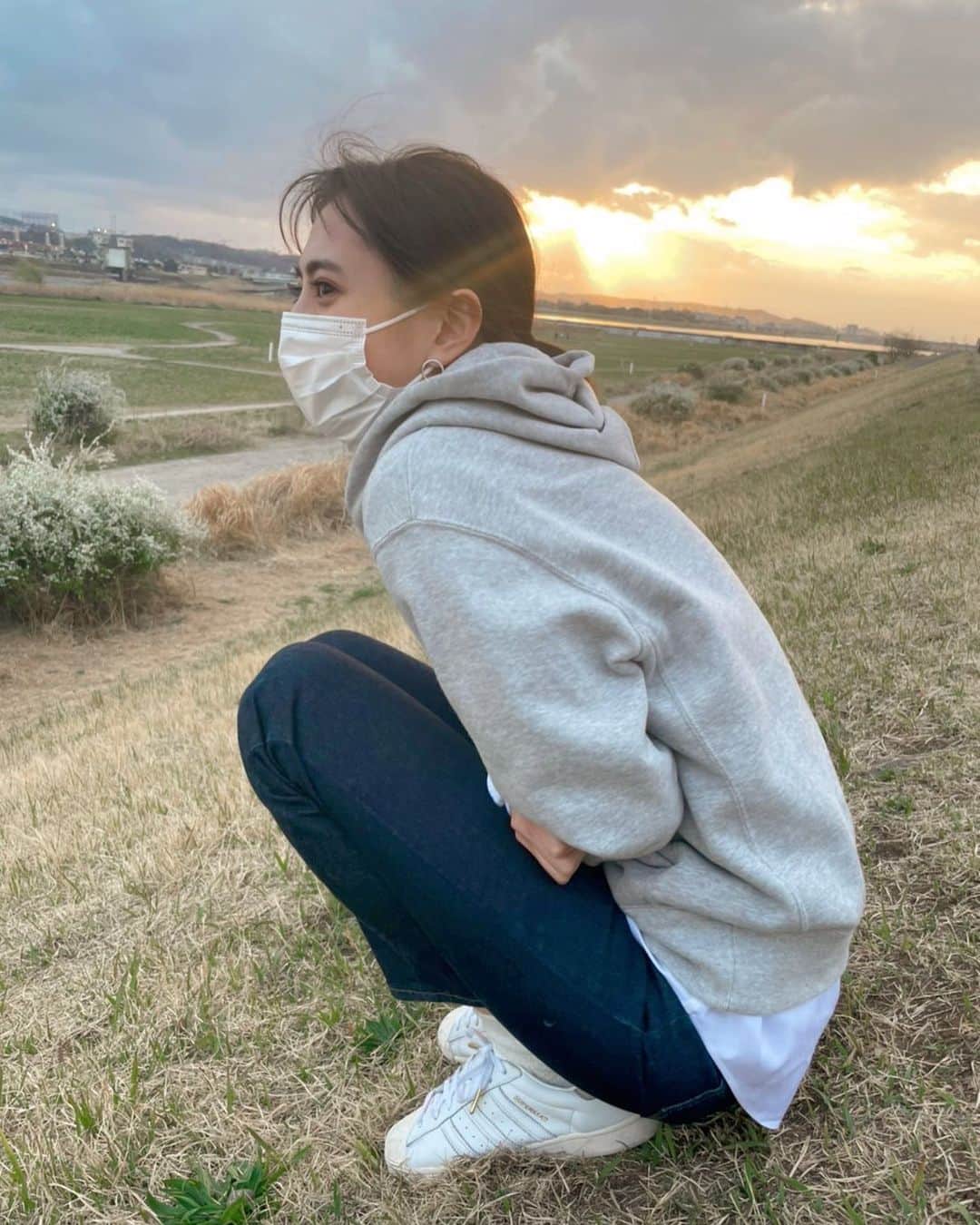 土屋巴瑞季さんのインスタグラム写真 - (土屋巴瑞季Instagram)「夕日が綺麗だった🥺🤍」3月22日 22時59分 - hazukitsuchiya