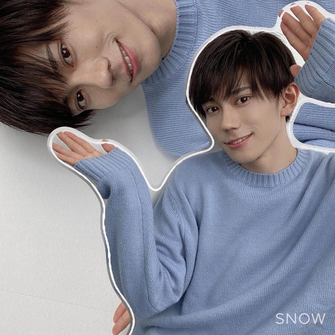 樋口晃平のインスタグラム：「#2ME成功 まったく慣れないけど自撮り投稿しまーす！  #snowcam #SNOWエフェクト #自撮り加工 #pr」