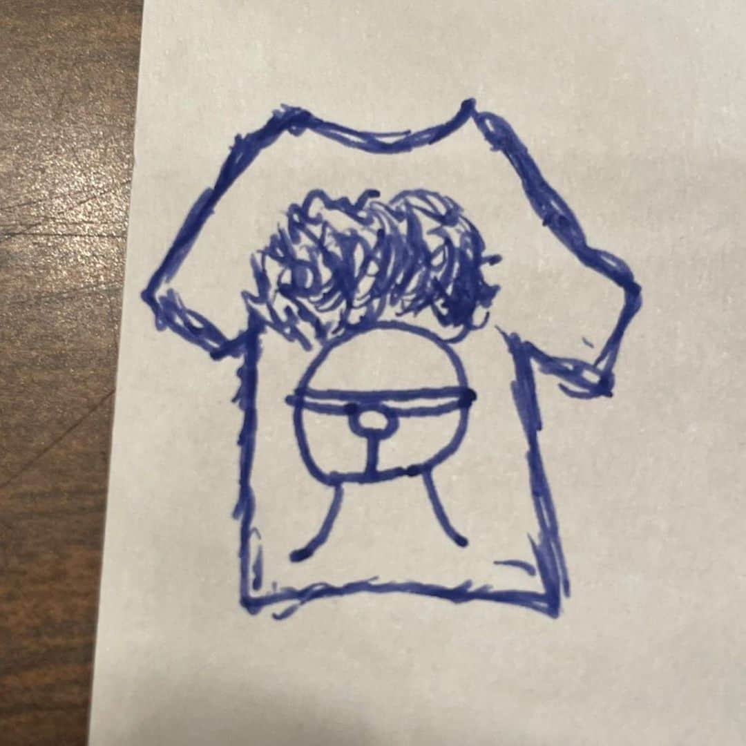 鈴木福さんのインスタグラム写真 - (鈴木福Instagram)「さぁ、これは何でしょう。  #絵#Tシャツ#鈴#木#服#名前は福です#SNSでよく間違われます#これのオリジナルTシャツ作りたい」3月23日 21時48分 - s_fuku_te