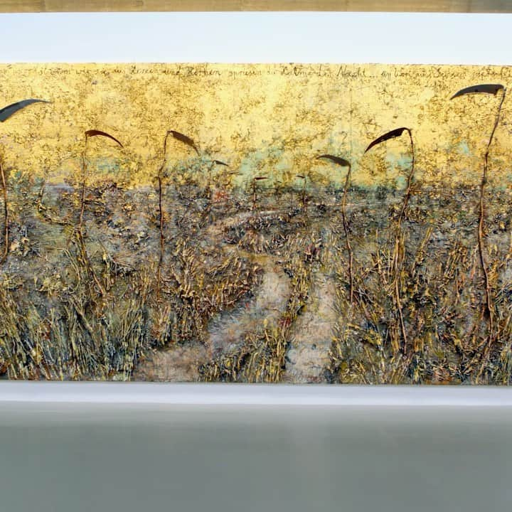 オニール八菜のインスタグラム：「The next episode of Gagosian Premieres celebrates “Anselm Kiefer: Field of the Cloth of Gold”—a new exhibition at Gagosian, Le Bourget—with a conversation between the artist and art historian James Cuno and a debut performance by Hugo Marchand and Hannah O’Neill, choreographed by Florent Melac and set to music composed by Steve Reich. Tune in at 2pm EDT on Tuesday, March 23, at youtube.com/gagosian!  #anselmkiefer  #gagosianpremieres  #gagosian  @humarchand @florentmelac   Artwork © Anselm Kiefer; Video: Little Dot Studios (@littledotstudios)」