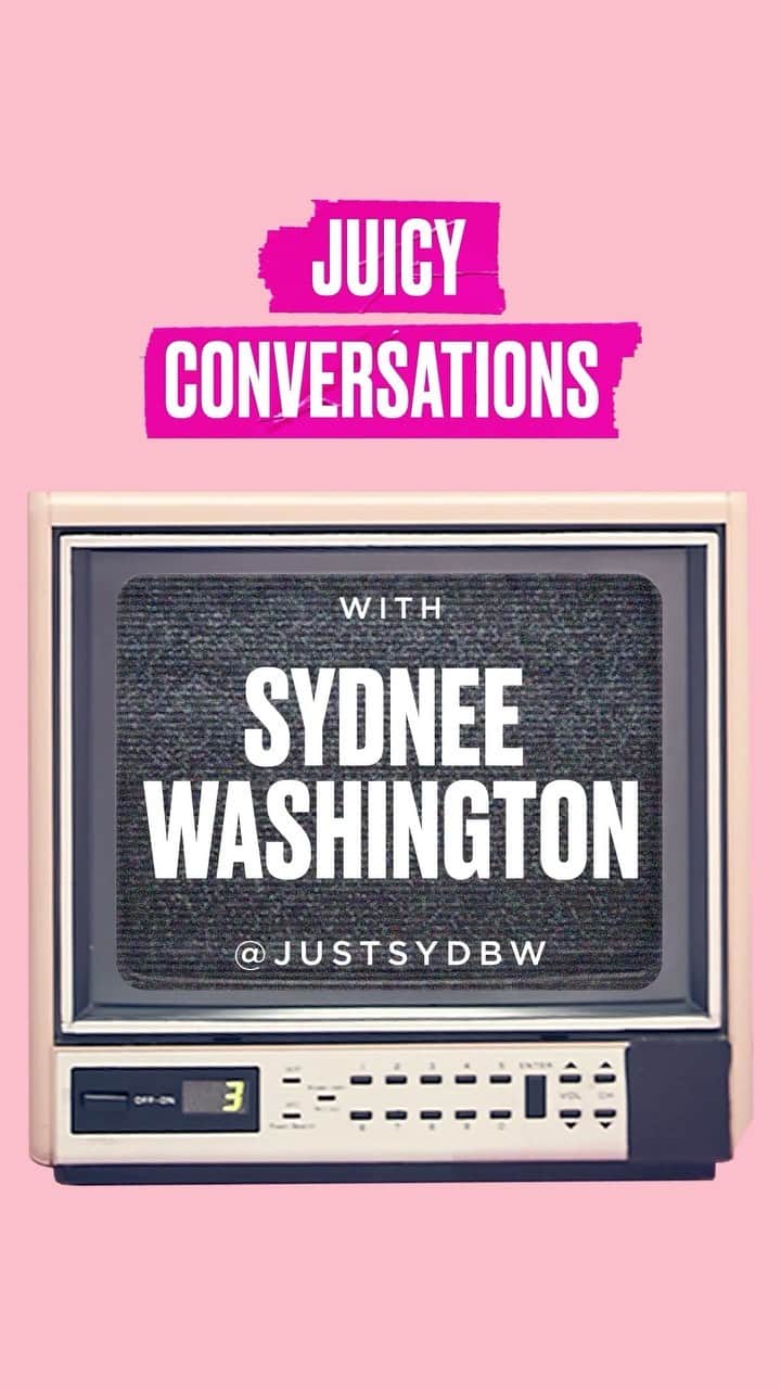ジューシークチュールのインスタグラム：「Meet Sydnee Washington: Comedian, podcaster and actress. Watch as she makes a case for prioritizing self-love and digging deeper to focus on more than just physical appearances. Look at yourself in the mirror and say, "What you need, what you want, what you're great at" - because that's what matters. @justsydbw」