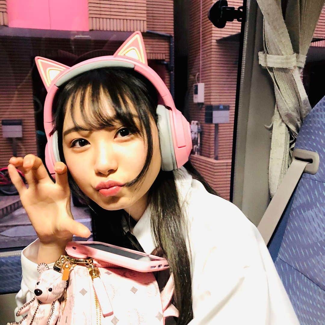 ニコ☆プチのインスタグラム：「💓🎀🌸🌷🩰💖  めめちのヘッドフォンかわいすぎ問題🤔  #川合菖蒲 #めめち」