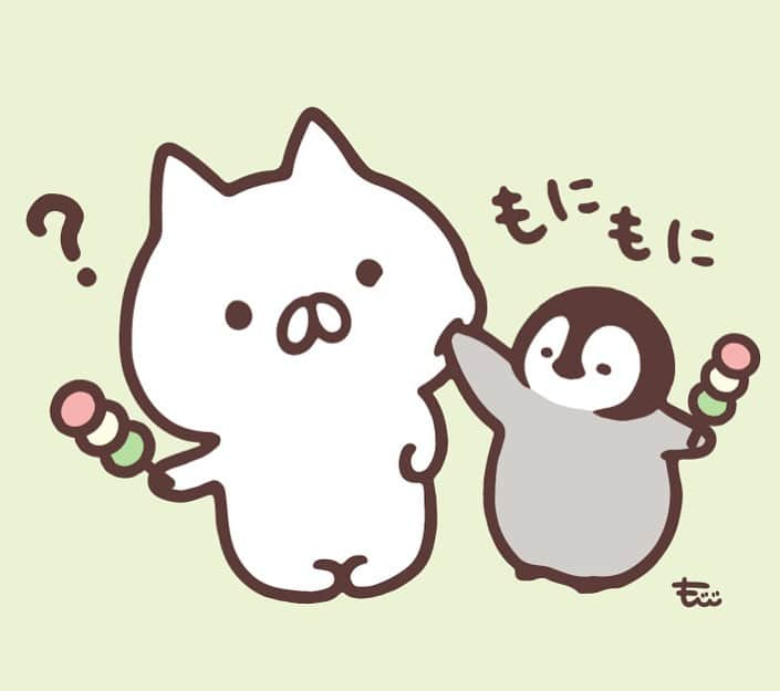 もじじのインスタグラム：「もちはだ  #ねこぺん日和#ねこぺん#ねこくん#ぺんちゃん」