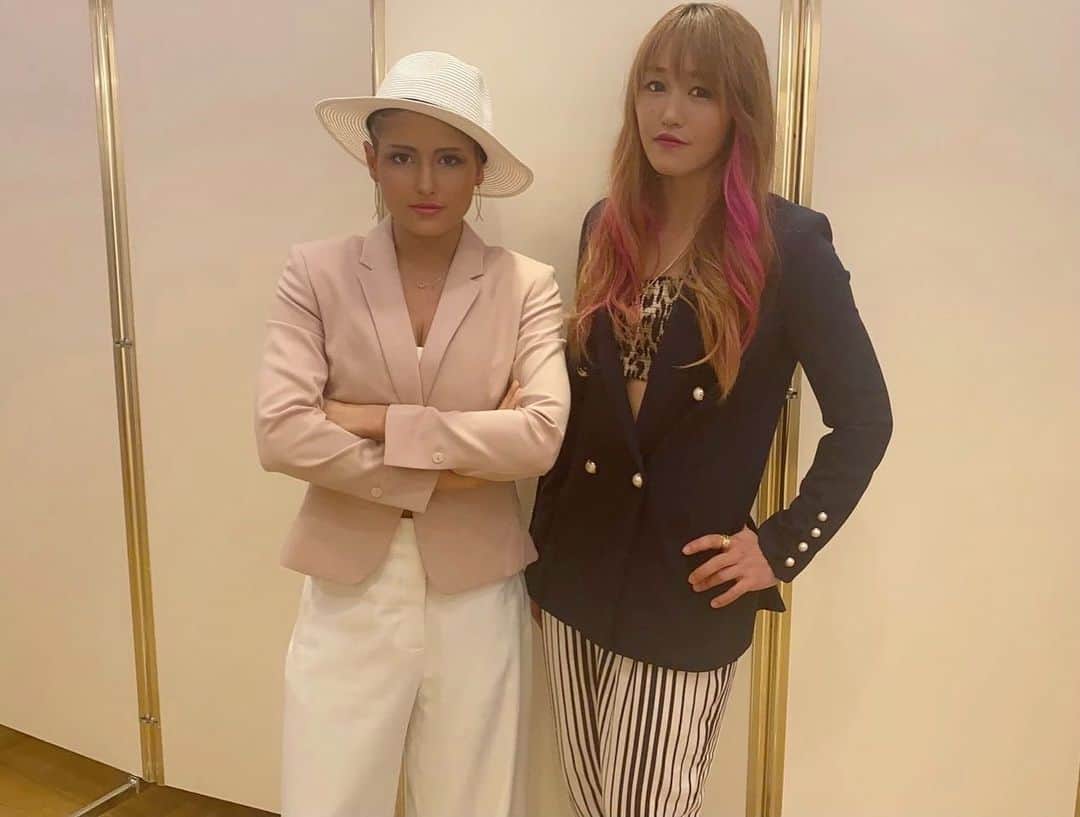 のインスタグラム：「会見見てくれたみなさんありがとうございました！！  4月4日ゴッデスオブスターダム  横浜武道館　DDM対決  メインイベント  やるよ  #stardom #DDM #prowrestling」
