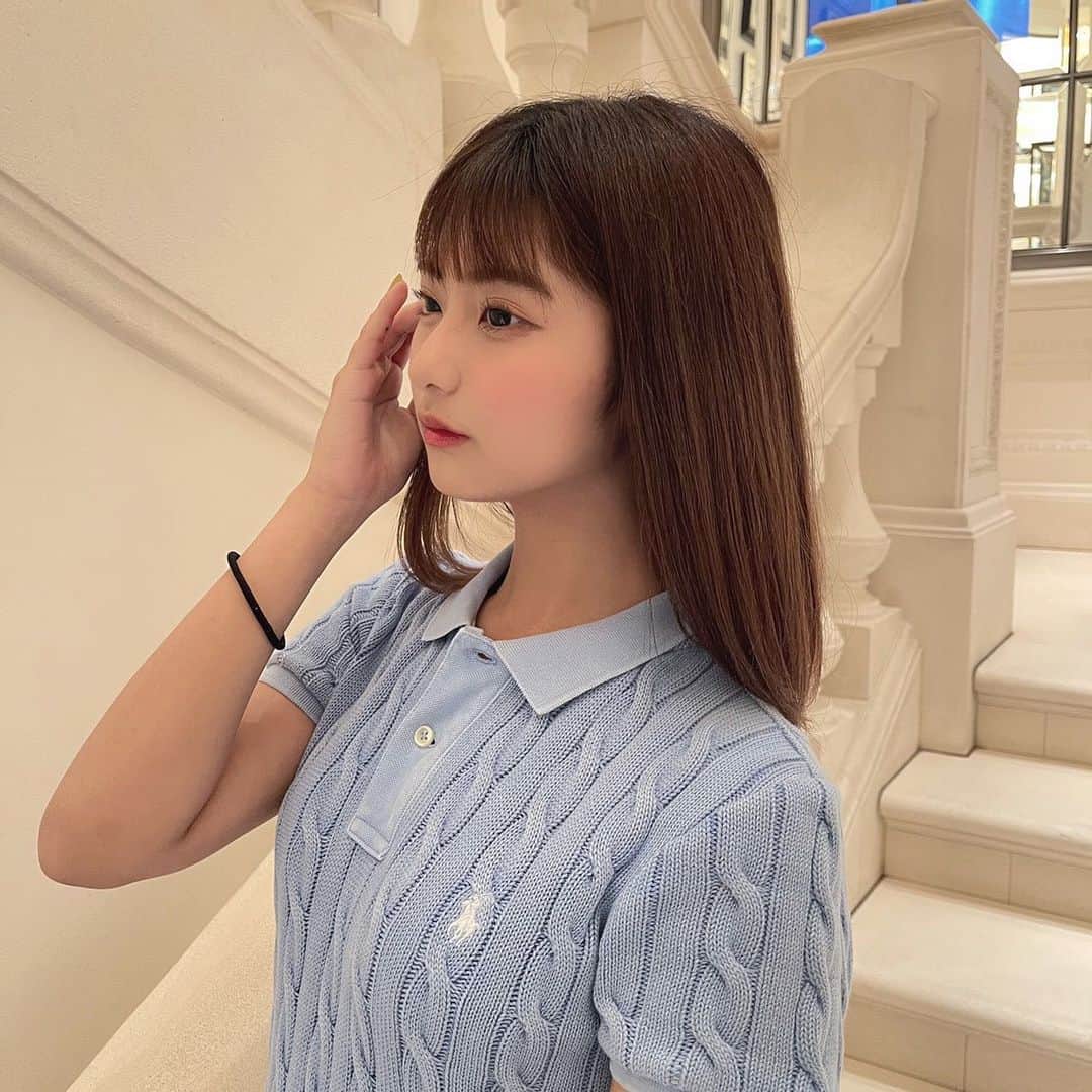 横田未来さんのインスタグラム写真 - (横田未来Instagram)「普段とは違ったお洋服なのですごくお気に入りです(^^) #poloralphlauren」3月24日 20時24分 - mirai_yokoda