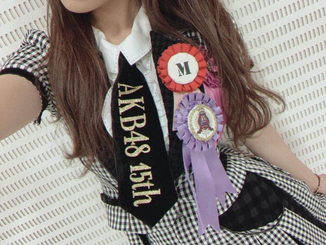 向井地美音さんのインスタグラム写真 - (向井地美音Instagram)「* 15周年仕様にリメイクして頂いた衣装！ AKB48 15th & M🎖 #premiummusic2021 #akb衣装」3月24日 21時39分 - ___mion.m