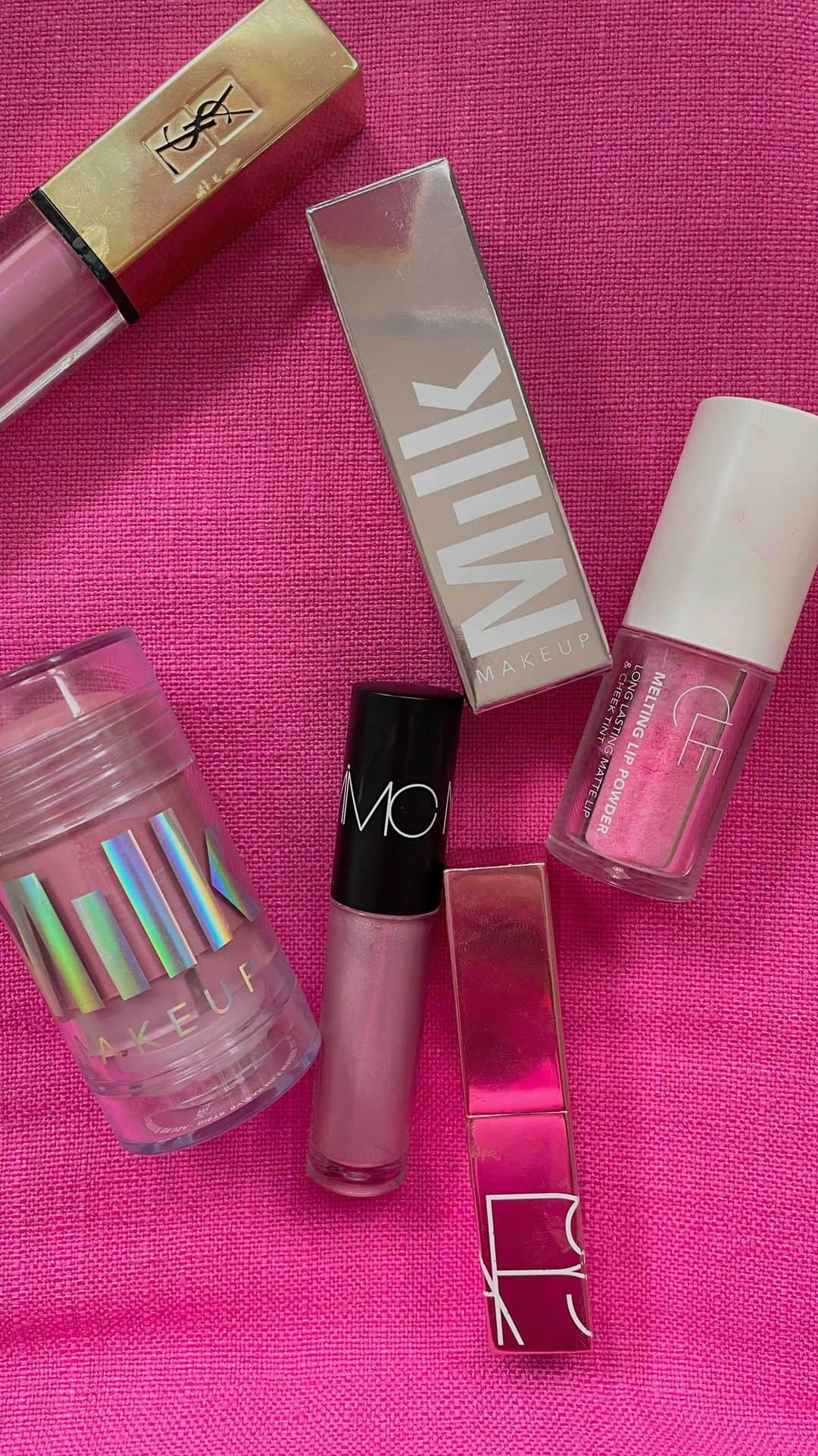 三苫愛のインスタグラム：「春のピンクメイク💄 #mitomamakeup」