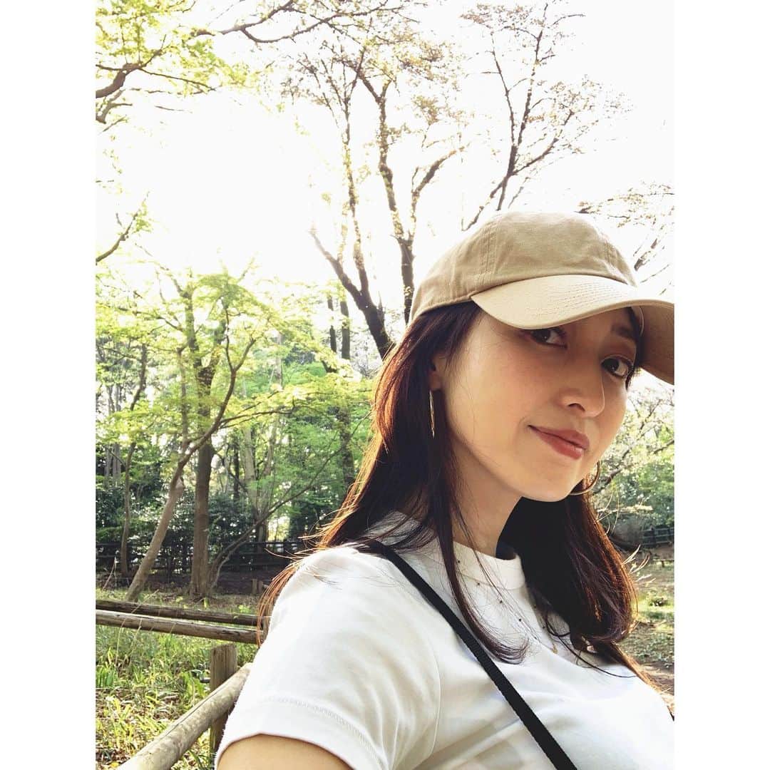上野なつひのインスタグラム：「前に桜の時期に見つけた穴場ポイント❤️桜が恋しいね🌸 with 🐶🐶」