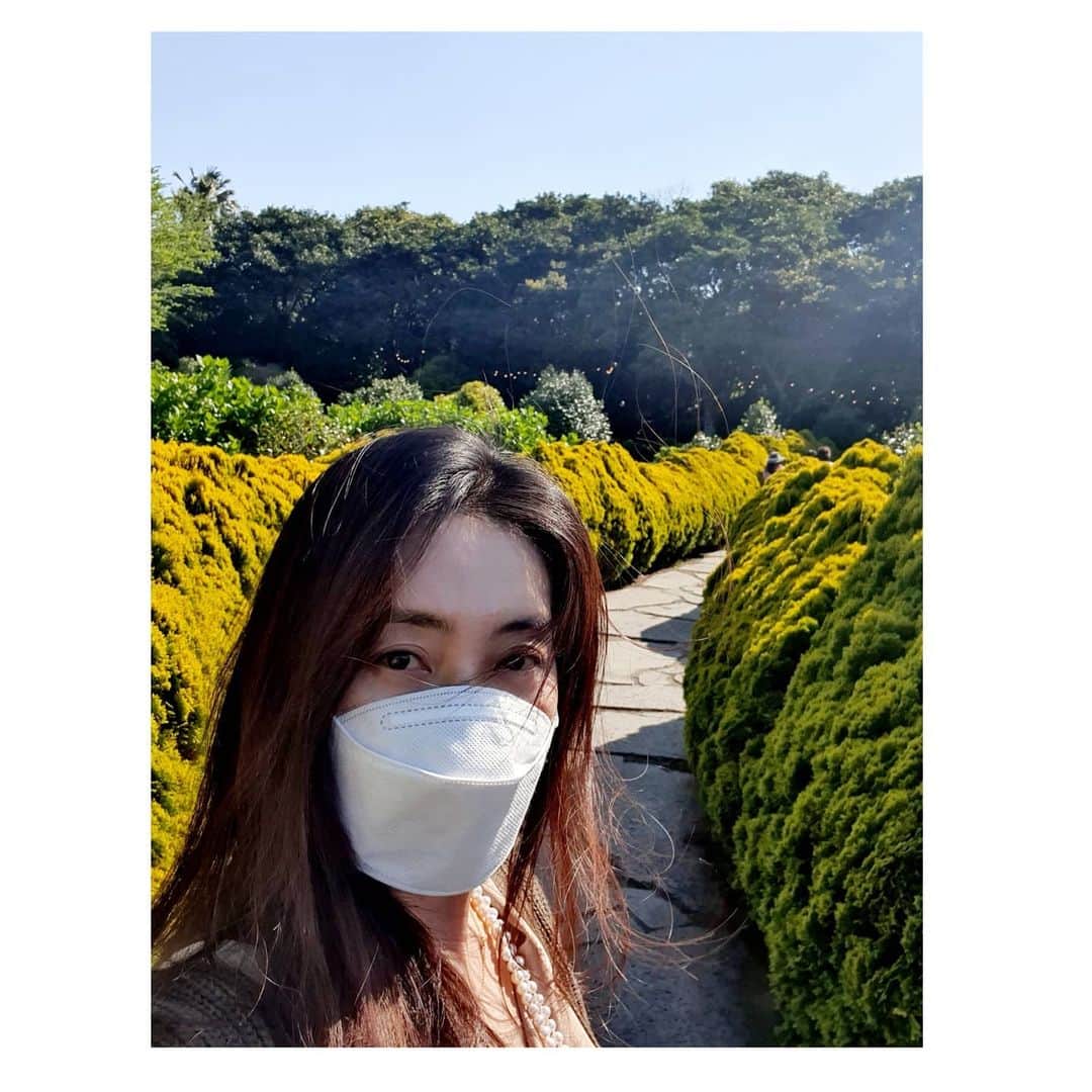 ソン・ユナさんのインスタグラム写真 - (ソン・ユナInstagram)「너를 만났지..... 너무 예쁜 곳에서 너무 예쁜 선물과 함께......❤  #카멜리아힐」4月19日 17時30分 - songyoona2015