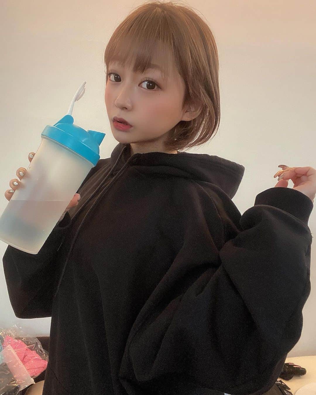 妃菜のインスタグラム：「・ そろそろジム復活します🔥 ・ #サロンモデル#ヘアーアレンジ#ヘアースタイル#名古屋#ビジョビ#instagood#followme#photooftheday#fashion#selfie#style#makeup#hair#model#ootd#look#nagoya#swag#좋아요#좋아요그램#일상#데일리#팔로우#패션#셀카#셀피#얼스타그램#메이크업#오오티디#데일리룩」