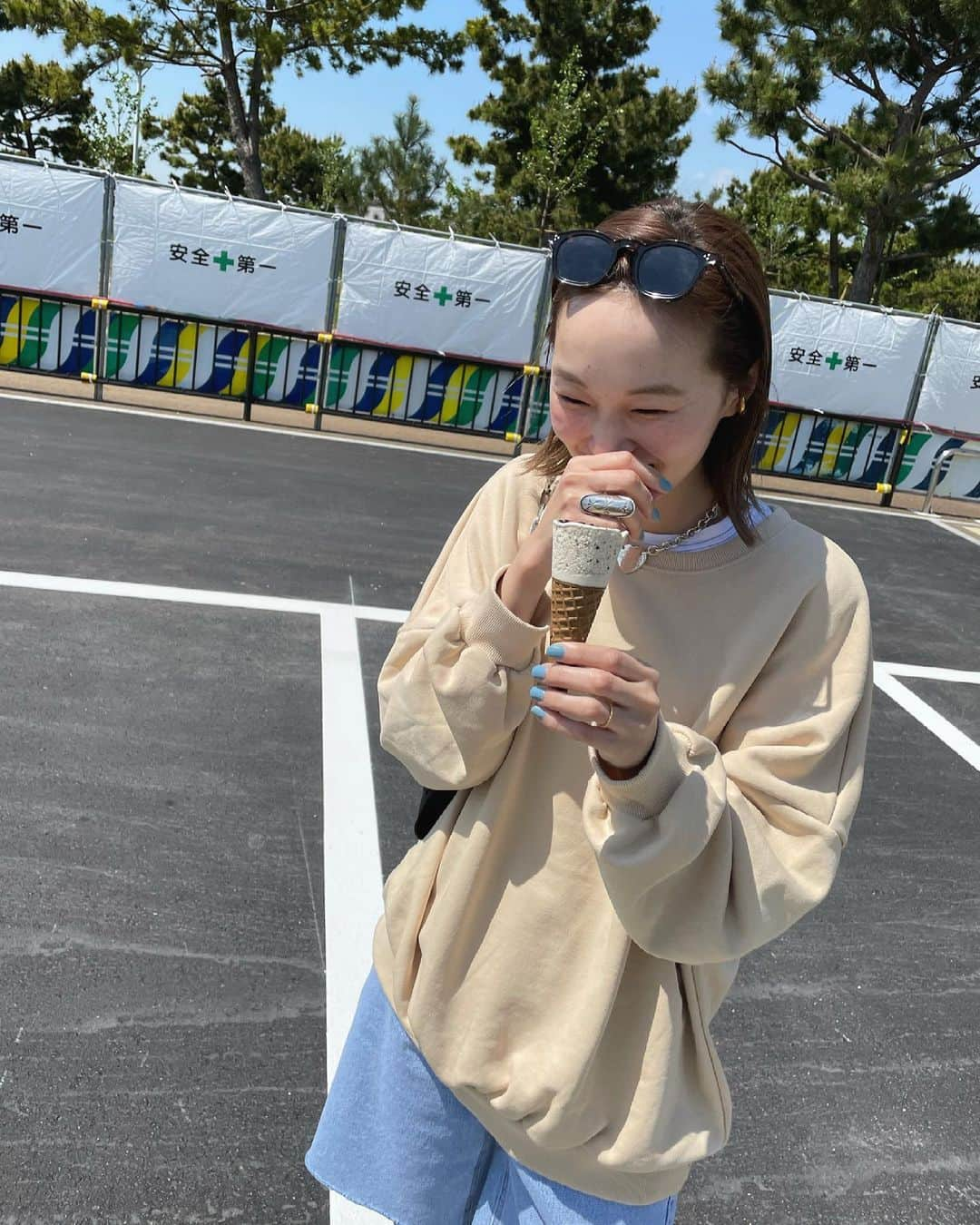 青木美緒さんのインスタグラム写真 - (青木美緒Instagram)「2021.4.19🍦🍦🍨🥯」4月19日 11時05分 - m_ooo