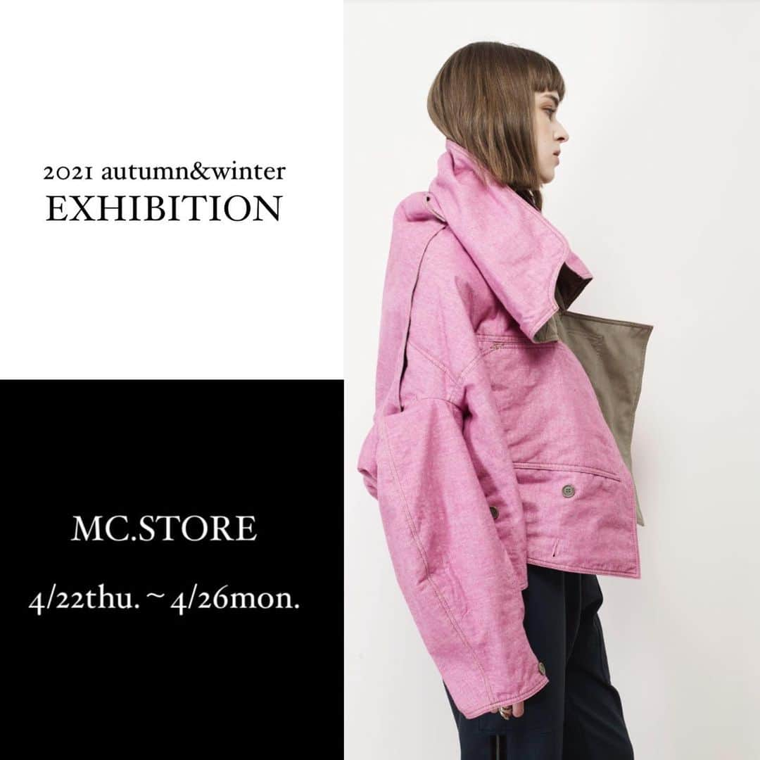 シェアースピリットのインスタグラム：「2021秋冬展示会のお知らせ . 4/22(木)〜4/26(月) MC.STORE @mc_store.news  . サンプル全て並べてお待ちしております。 . カーキブランケットシリーズ オススメです✨ . シルク〜今回もいろいろ柄素敵です。 . お久しぶりのマスク付きのレザー カッコいいです🌟 . オーバーサイズのコート サイコーですよ！ . 是非たくさん着て〜 新しいコーディネート 楽しんでください。 . 4/23(金)〜4/24(土) 私達も石川県MC.STOREにお邪魔しています。 お久しぶりの皆さ〜ん！ 是非ご来店ください。 お待ちしております。 . #sharespirit#シェアースピリット#代官山」