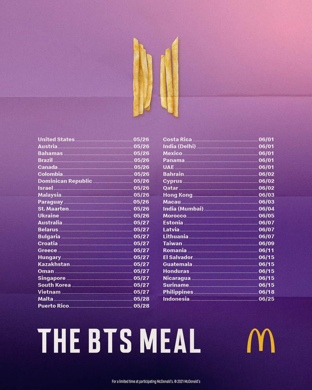 マクドナルドさんのインスタグラム写真 - (マクドナルドInstagram)「Coming This May: The BTS Meal」4月19日 22時01分 - mcdonalds