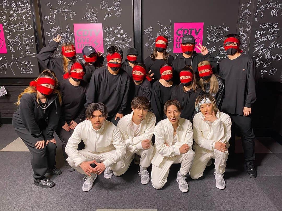 DAICHI のインスタグラム：「DA PUMP✖️うっせぇわ  最高にハッスルしたね😆✨🔥  #DAPUMP #Ado #うっせぇわ #CDTVライブライブ #TBS」