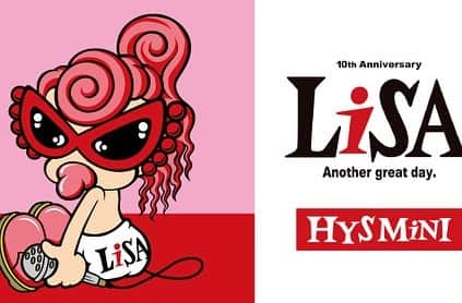 LiSAさんのインスタグラム写真 - (LiSAInstagram)「★LiSA × Hysteric mini ★ 子供の頃から大好きなヒスミニさんにて、ピンクレッドヘアーでマイクを持った「LiSAMiNI」が誕生‥！LiSAの10才をお祝いしてくれますっ。 大きくなっても着られる服やグッズを探しては集めていた私ですが、なんと！今回ヒスミニさん初の大人服を作っていただきました‥★もちろんお子様服も！ﾕﾒﾐﾀｲ‥♡この幸せをみんなにもっ☻♡リサミニTシャツで特別な10周年をお祝いしてくださいっ☻♡  ▼HYSTERIC MINI official direct web http://www.hysteric-mini.com/  @hystericmini_shop   ▼ https://www.lxixsxa.com/LiSA_10th/  #LiSA10th #子供の頃こうやってラムネの入ってるマイク持ってた」4月20日 12時05分 - xlisa_olivex