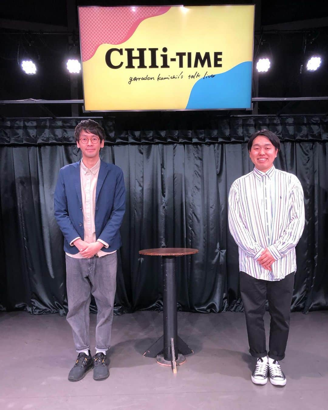 かみちぃさんのインスタグラム写真 - (かみちぃInstagram)「CHIi-TIMEありがとうございました！！ 安田くん激優男エピソードをやっと話せました！！  配信でまだ見れますので是非！！  #ジェラードンかみちぃ #トークライブ #コマンダンテ安田くん #波風立てない男たち #野球今度行かせてもらおう #へこんだら安田くんの言葉を思い出す #激優細男爺」4月20日 21時56分 - kamichii_gerrardon