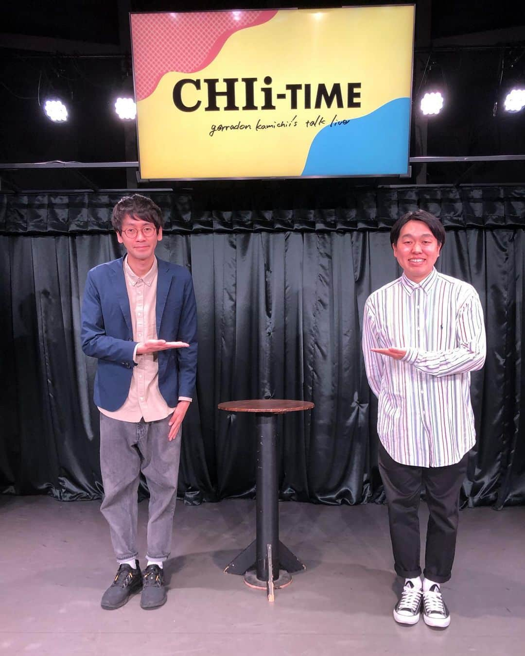 かみちぃさんのインスタグラム写真 - (かみちぃInstagram)「CHIi-TIMEありがとうございました！！ 安田くん激優男エピソードをやっと話せました！！  配信でまだ見れますので是非！！  #ジェラードンかみちぃ #トークライブ #コマンダンテ安田くん #波風立てない男たち #野球今度行かせてもらおう #へこんだら安田くんの言葉を思い出す #激優細男爺」4月20日 21時56分 - kamichii_gerrardon