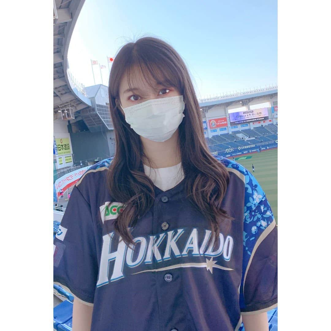 牧野真莉愛さんのインスタグラム写真 - (牧野真莉愛Instagram)「♡ ♡ ⚾️2021パ・リーグ公式戦⚾️ 千葉ロッテマリーンズVS.北海道日本ハムファイターズ 2021.4.20(火)🐟ZOZOマリンスタジアム 🐻🐻🐿🦊 うちの試合行きました💖応援❣️❣️❣️ LOVE❤️中田 ♡ ♡  #北海道日本ハムファイターズ #lovefighters ❤ @fighters_official @frep_the_fox  #モーニング娘21 #morningmusume21 #牧野真莉愛」4月20日 22時07分 - maria_makino.official