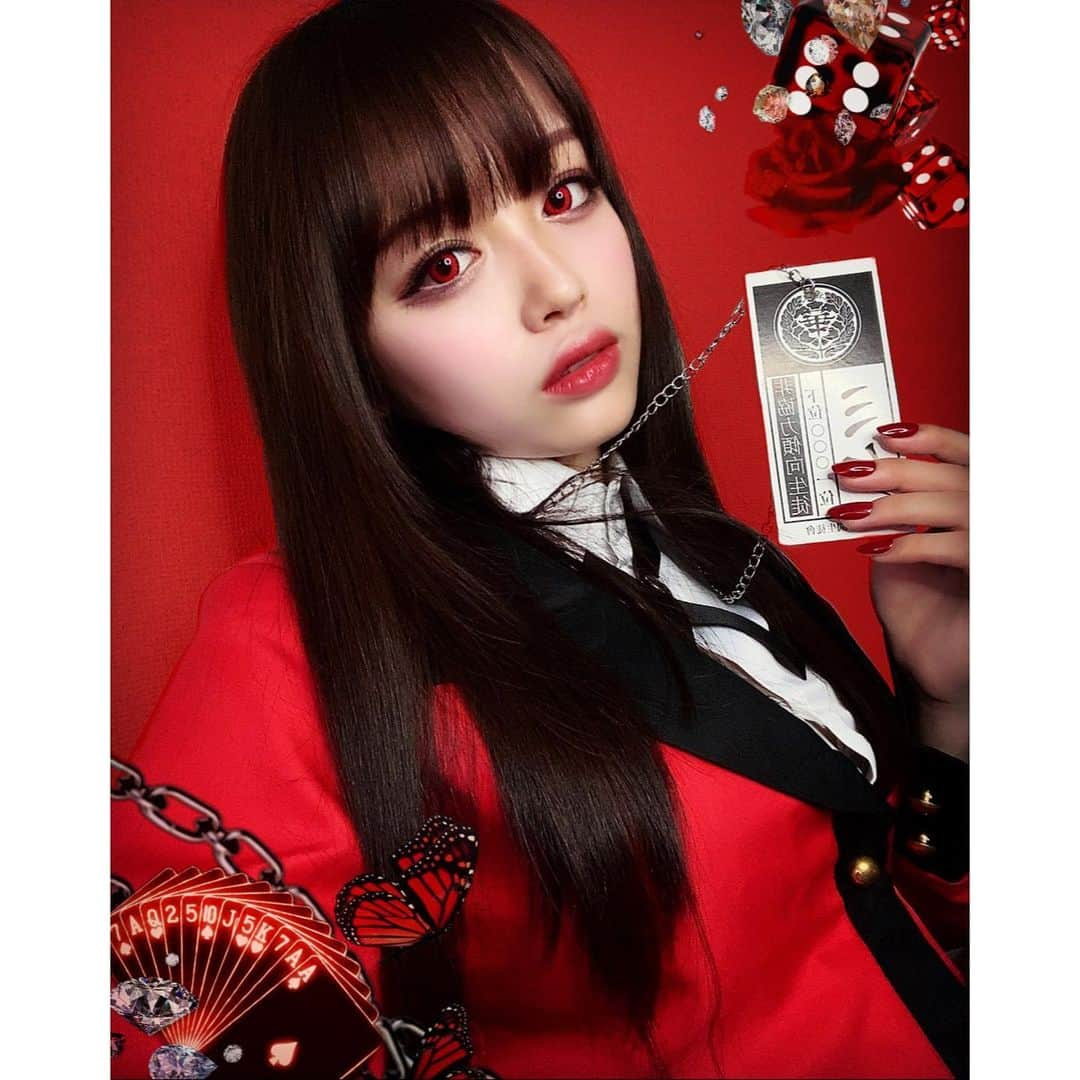 渡邉鈴音さんのインスタグラム写真 - (渡邉鈴音Instagram)「♥️🃏♥️🃏 ・ #賭ケグルイ  #蛇喰夢子  #宅コス  #過去pic」4月20日 18時39分 - rinne_watanabe