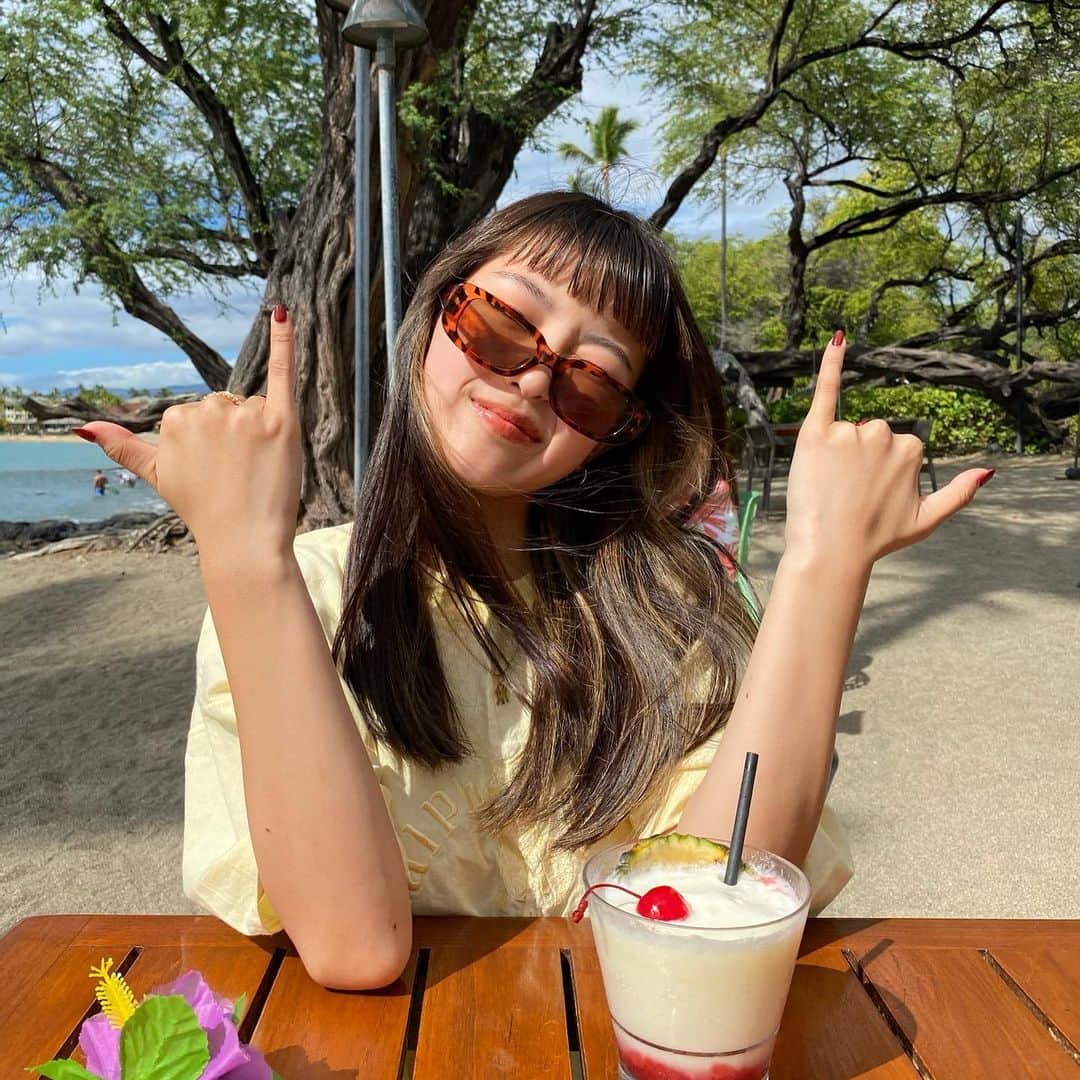 吉原日奈さんのインスタグラム写真 - (吉原日奈Instagram)「Alohaaaaa🌺🤙🏻」4月21日 5時42分 - hina_yshr