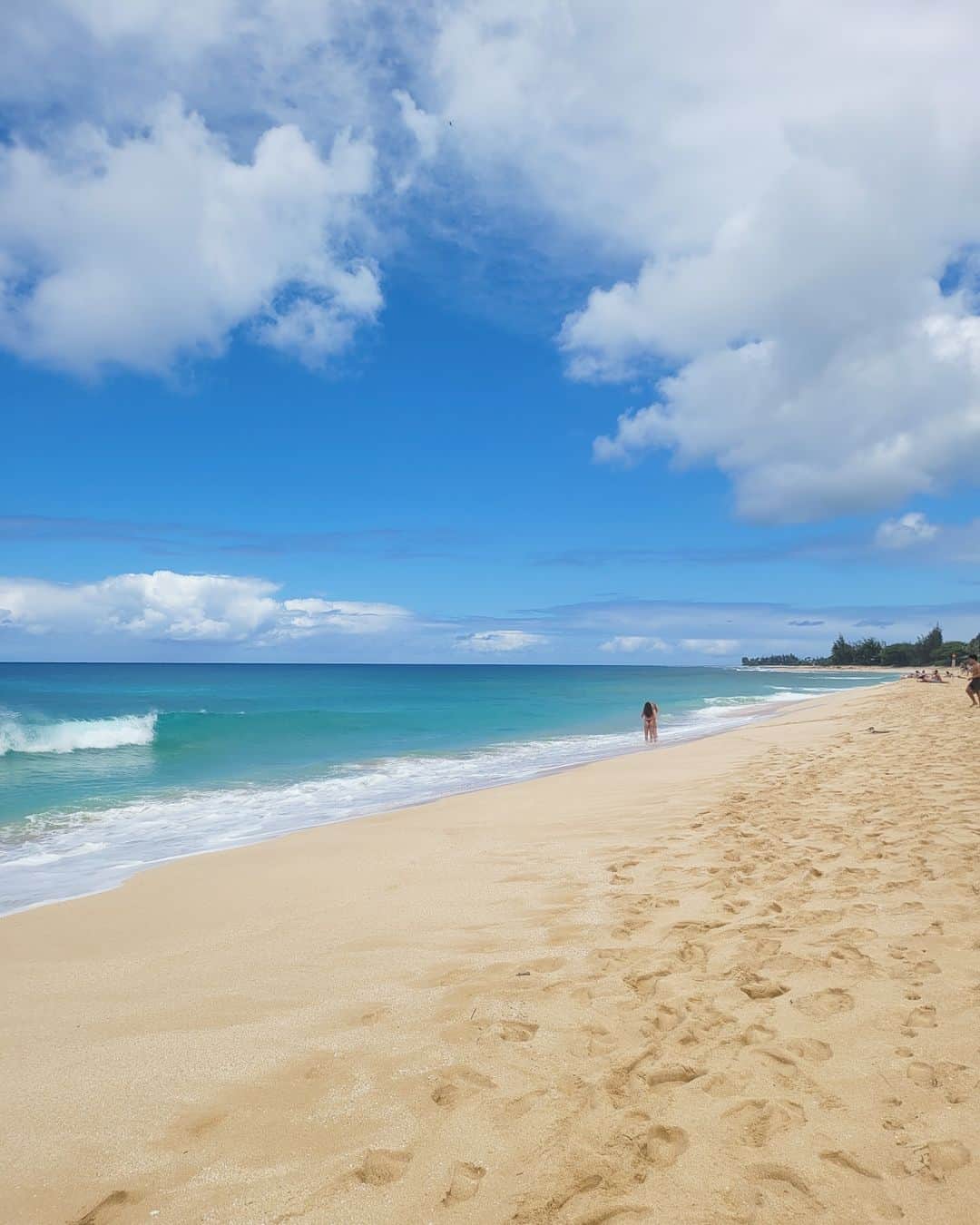 ユリサさんのインスタグラム写真 - (ユリサInstagram)「海の色がキレイ過ぎて、誰かが大量にバスクリン入れてる疑惑😁💙  #hawaii #beach #girlstrip #smile #everyday #🌞 #🌊 #🌺 #🧜‍♀️」4月21日 12時07分 - yurisa