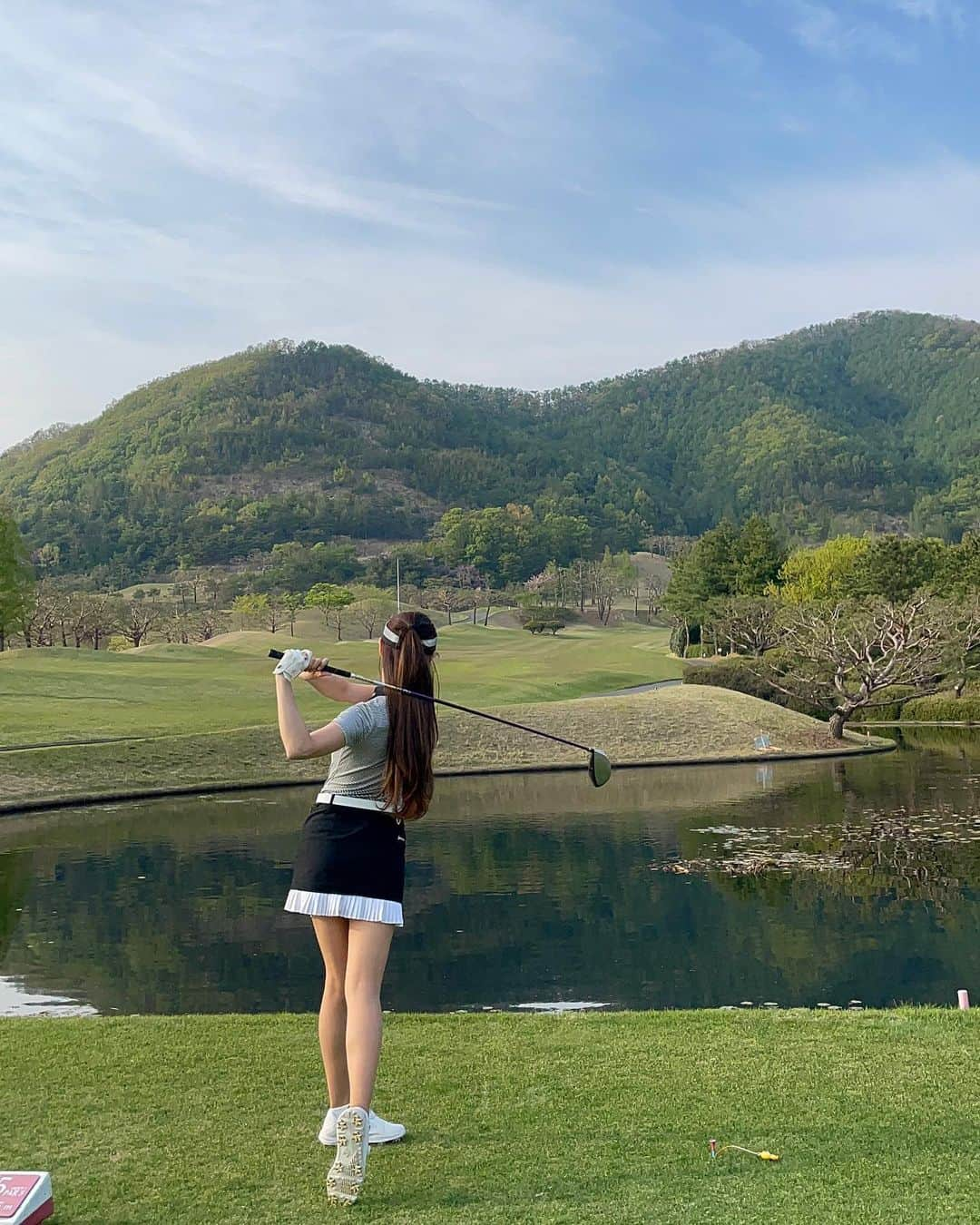 チェ・スルギさんのインスタグラム写真 - (チェ・スルギInstagram)「. 아이가 아이가  부산 아이가 🌳🌳💚🌿  올때마다 좋은 부산 >_<    . . . @srixongolfwear  #스릭슨 #스릭슨골프웨어  #협찬 #srixongolf」4月21日 14時02分 - angel9028