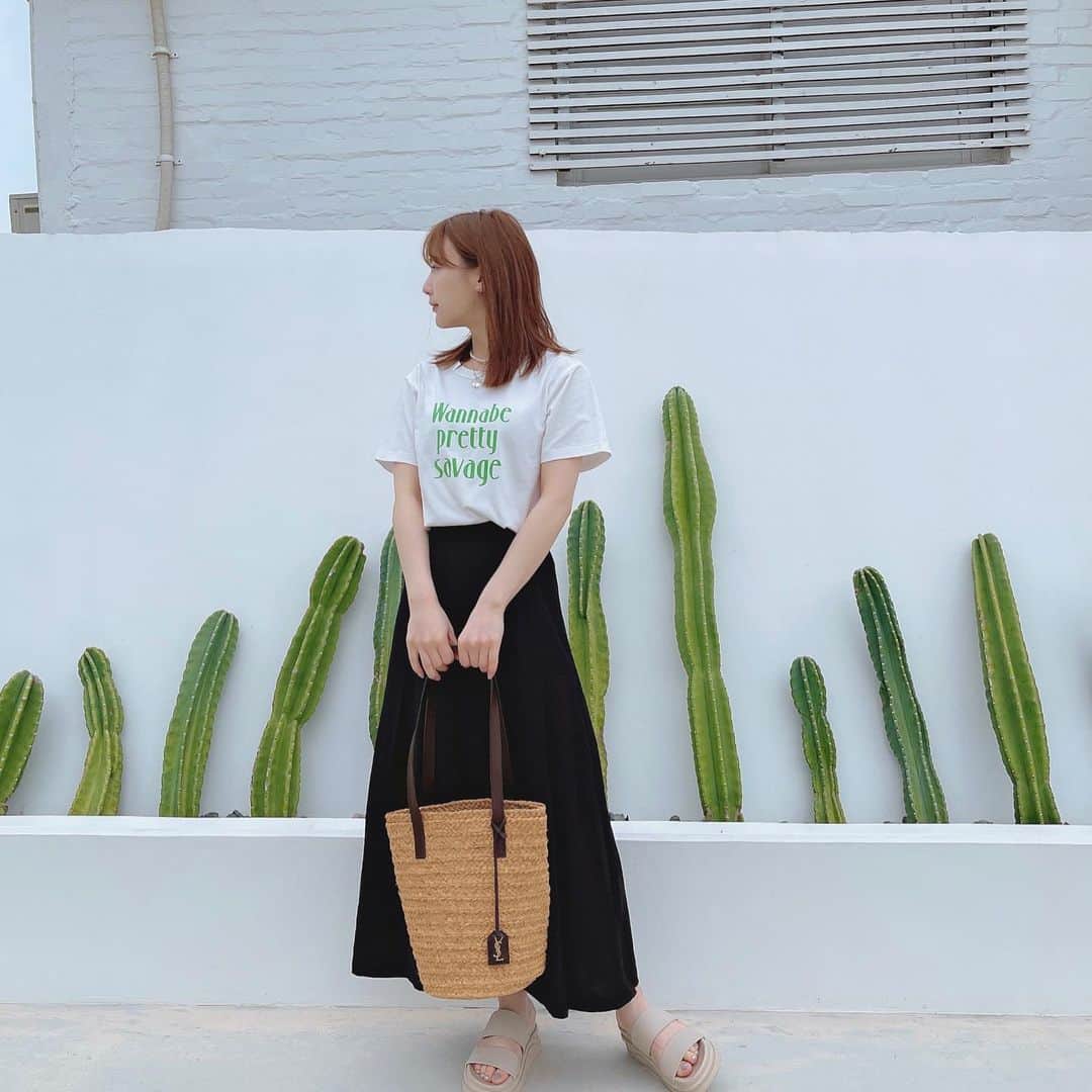 ひよんのインスタグラム：「🌈🌵❤️ ㅤㅤㅤㅤㅤㅤㅤㅤㅤㅤㅤㅤㅤ 夏の服装☺️🌻🍻 ブランドはタグ付けしておくね❣️ ㅤㅤㅤㅤㅤㅤㅤㅤㅤㅤㅤㅤㅤ #ひよん #ひよん服」
