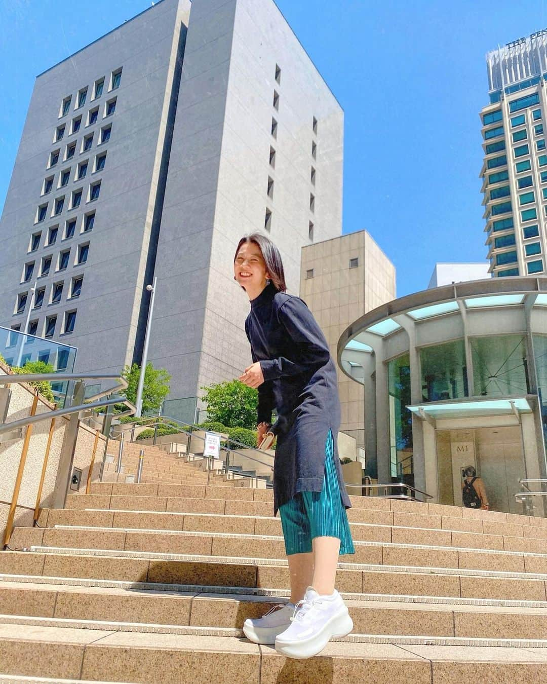 太田唯さんのインスタグラム写真 - (太田唯Instagram)「すっきりいい天気 ✌︎ いい日にスニーカーおろしました👟🌈  @salomon 頑張って白を守る！！！  .  #salomon #sneakers #nike #cordinate #japan  @salomon_japan  #スニーカー  #スポーティーコーデ #カジュアルコーデ #靴 #白スニーカー」4月21日 18時02分 - yuiohta.official