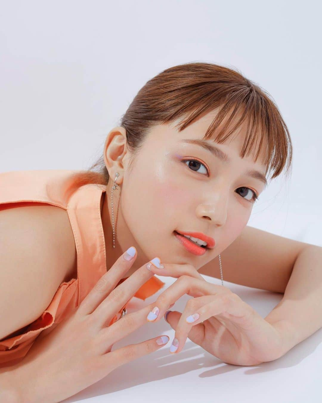 川口春奈さんのインスタグラム写真 - (川口春奈Instagram)「NAIL EX6月号。夏っぽかった🍦💅」4月22日 12時17分 - haruna_kawaguchi_official