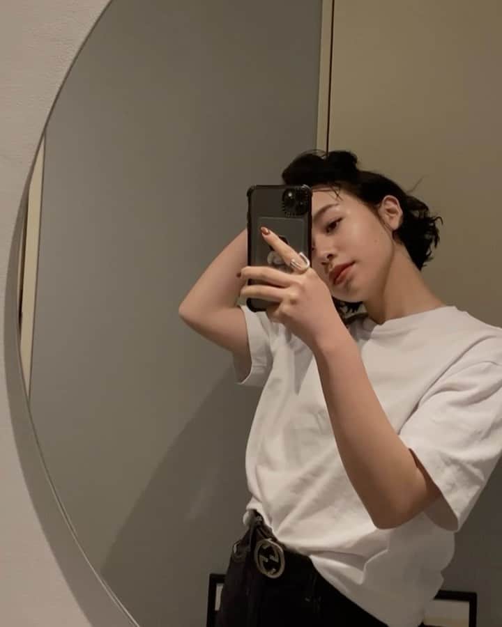 ISHIDAKOTONEのインスタグラム：「at @pole_hair 🪐」
