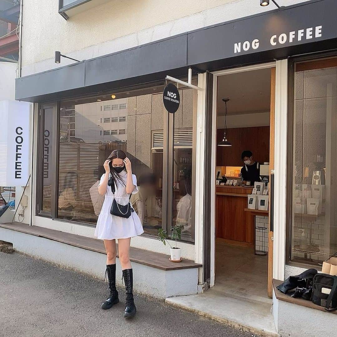 福江菜々華さんのインスタグラム写真 - (福江菜々華Instagram)「☕️  #nogcoffeeroasters #浦和カフェ#大宮カフェ#埼玉カフェ#可愛いカフェ #映えカフェ#カフェ巡り#カフェ活 #チーズケーキ#韓国風カフェ」4月22日 13時48分 - nanaka_fukue