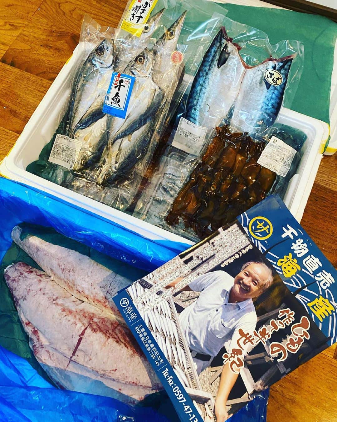 窪塚洋介のインスタグラム：「マグロ激ウマでした♪ りゅうちゃんありがとう〜🐟 へいぃらっしゃい‼️」