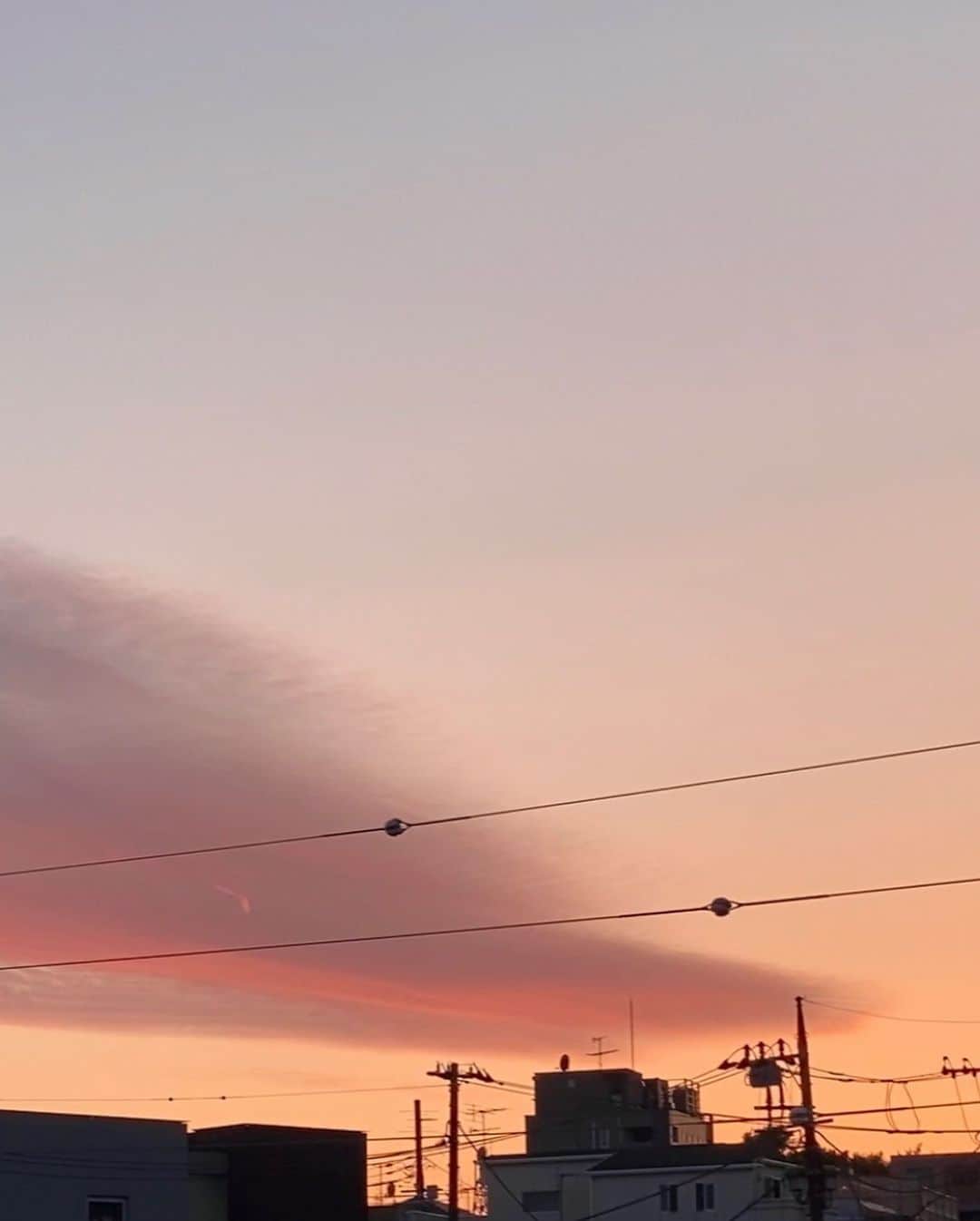 工藤静香さんのインスタグラム写真 - (工藤静香Instagram)「夕陽を見たら、何だか心が柔らかくなりました。  ミントティーで少し休憩します。」4月22日 18時50分 - kudo_shizuka