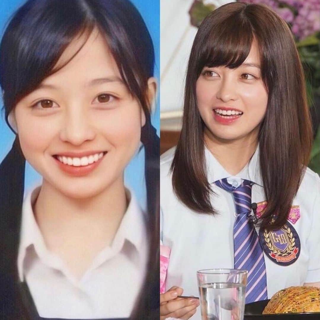 星來のインスタグラム：「人気美人女優 成長過程。 卒業アルバム⇔現在。 #橋本環奈 #石原さとみ #広瀬すず #新垣結衣 #本田翼 #平手友梨奈 #長澤まさみ #土屋太鳳 #仲間由紀恵 #人気 #美人 #女優 #卒アル #成長過程 #いいね返し #インスタ映え #instagood #instalike #f4f #l4l #likeforlikes #likesforfollow #いいねした人全員フォローする #お洒落さんと繋がりたい #美男美女と繋がりたい」