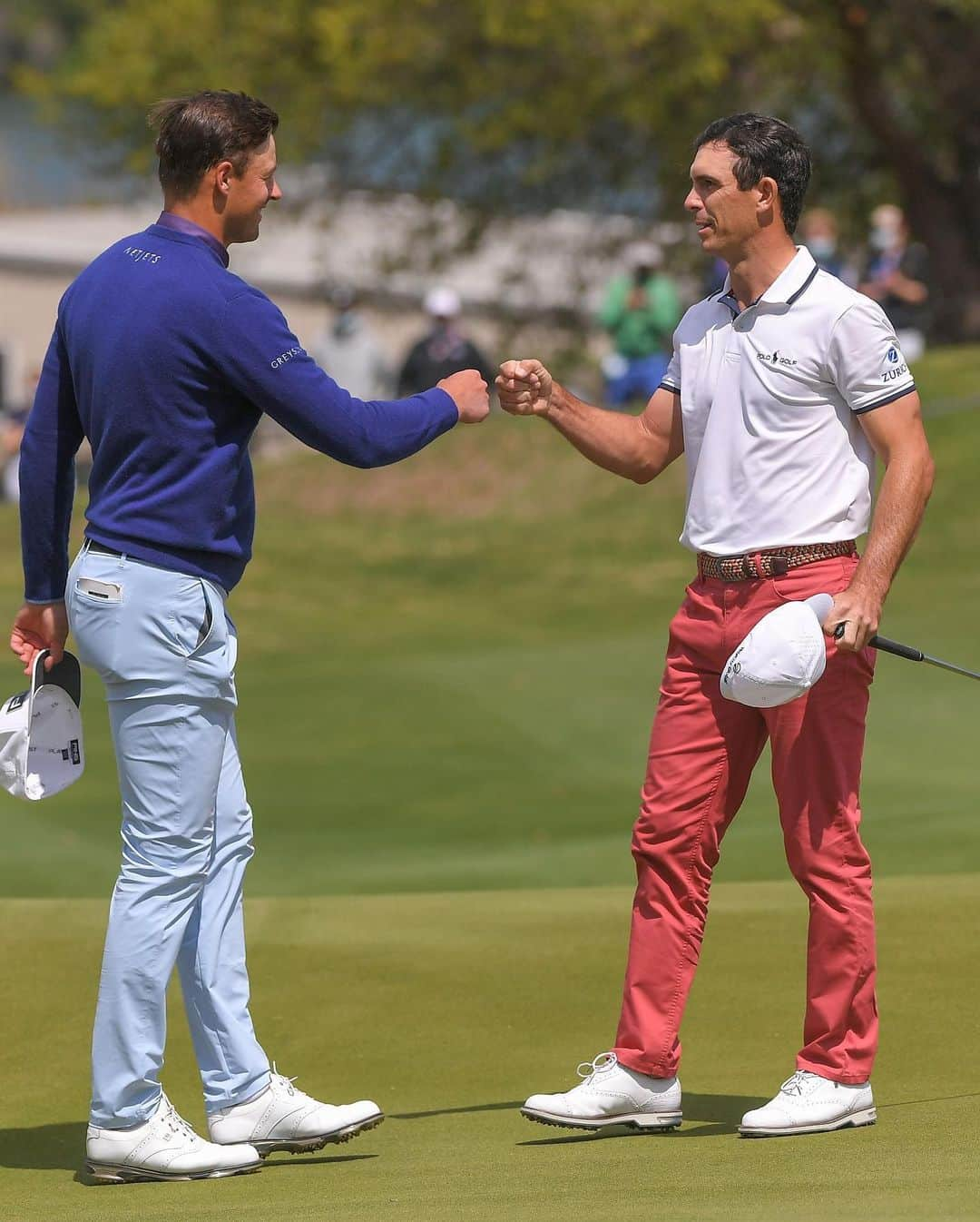 ビクトル・ペレズのインスタグラム：「Starting off this week grateful for the love and support everyone sent me at the @dellmatchplay  7 matches over 5 days is fun, challenging and exhausting! Congrats to @billyho_golf on a great win, and thanks for missing me on 6 😉」