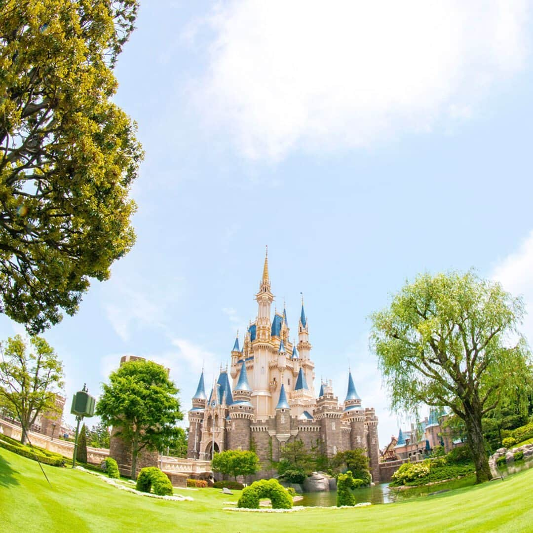 東京ディズニーリゾートさんのインスタグラム写真 - (東京ディズニーリゾートInstagram)「Let's go under the blue sky☀️ いいことありそう！ #cinderellacastle #fantasyland #tokyodisneyland #tokyodisneyresort #bluesky #シンデレラ城 #ファンタジーランド #東京ディズニーランド #東京ディズニーリゾート #青空」3月30日 10時13分 - tokyodisneyresort_official