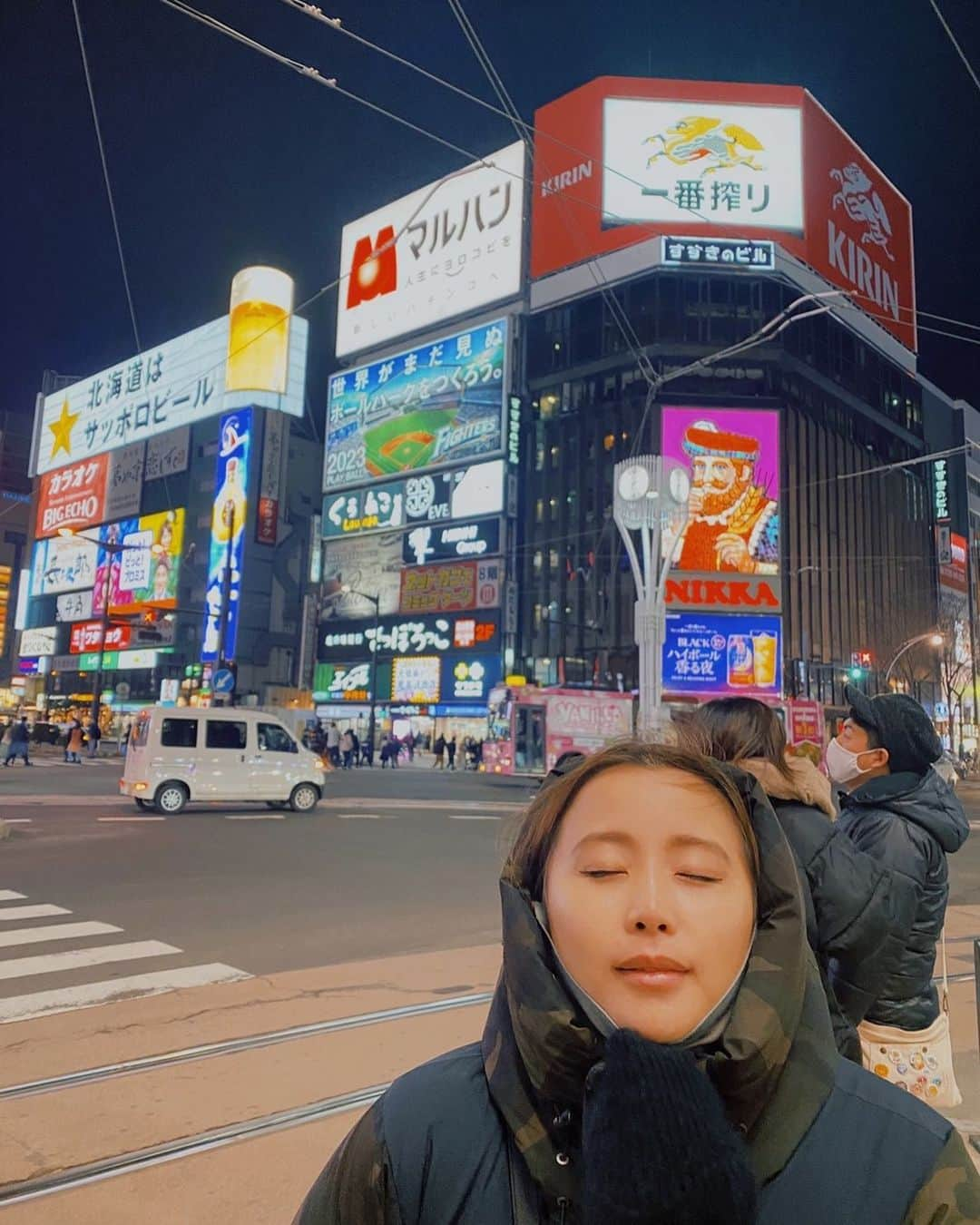 大田明奈さんのインスタグラム写真 - (大田明奈Instagram)「まだ寒かった」3月30日 12時47分 - moreakee