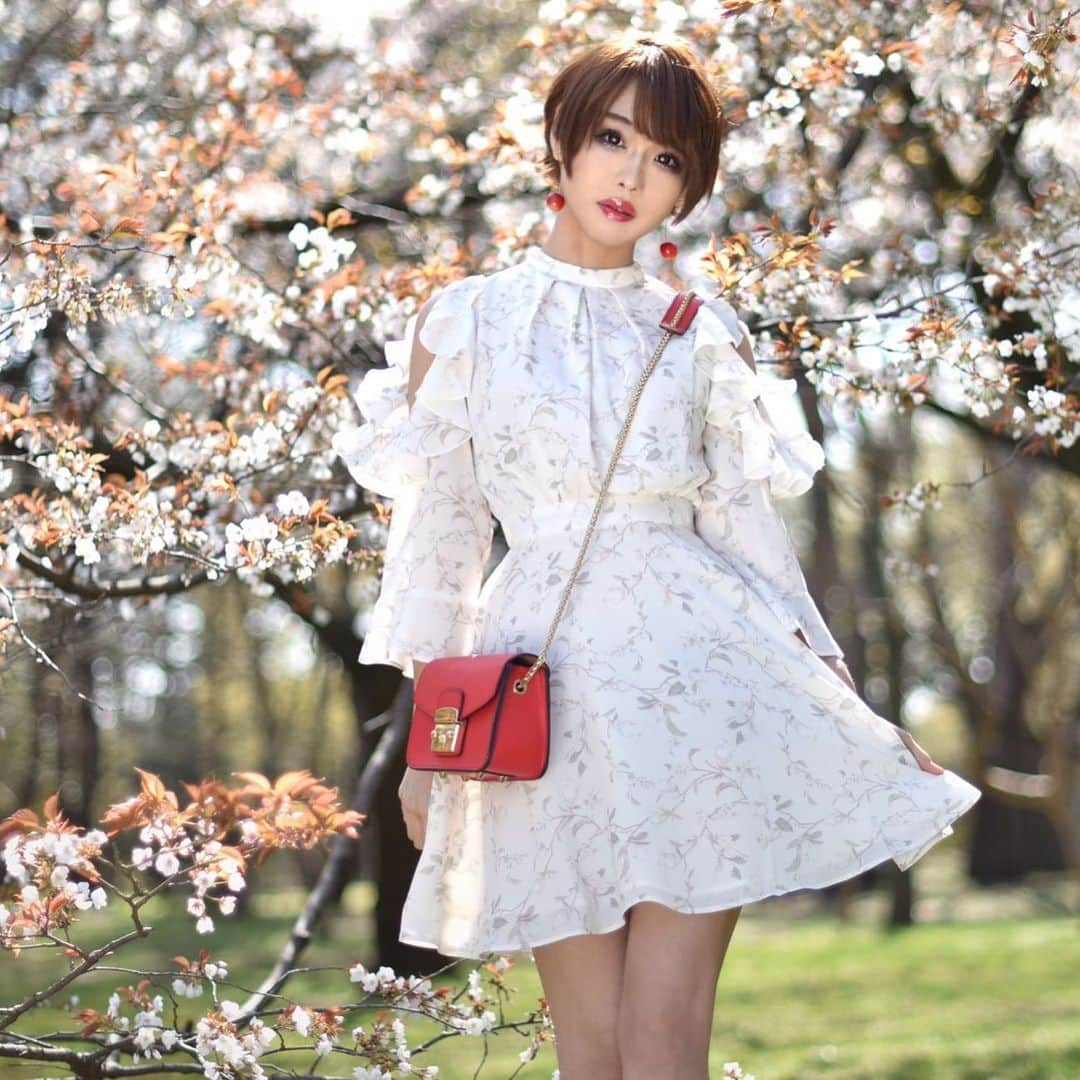 akane...さんのインスタグラム写真 - (akane...Instagram)「Spring ふぁっしょん  👗→ @michellmacaron_official」3月30日 14時42分 - akane.nekoneko