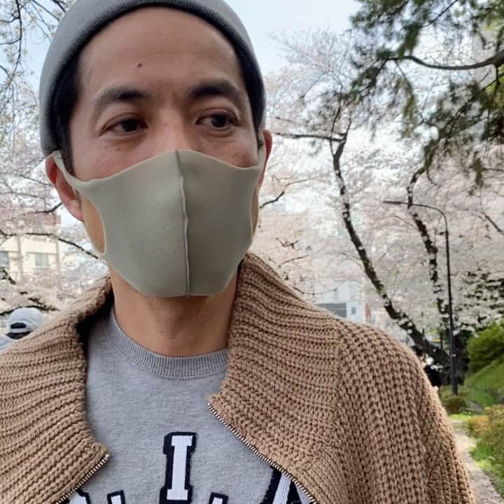 久保田利伸のインスタグラム：「自ら撮影のディレクションしてくれました😂  #久保田利伸  #sunshine  #桜  #ねじれなんぞ気にしない😎」