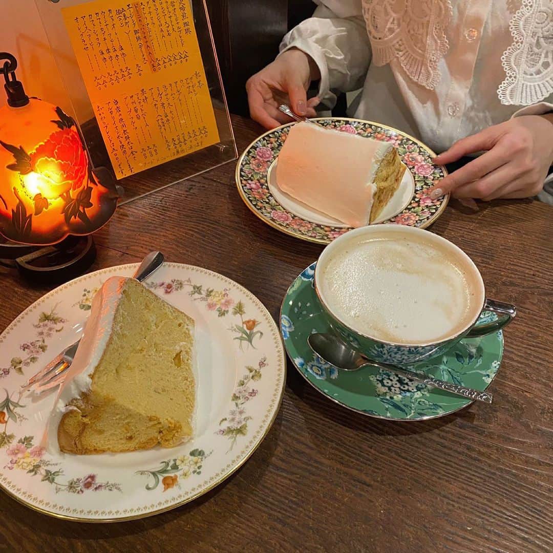新谷姫加さんのインスタグラム写真 - (新谷姫加Instagram)「シフォンケーキ美味しかったなあ」3月30日 20時01分 - hime._.gram
