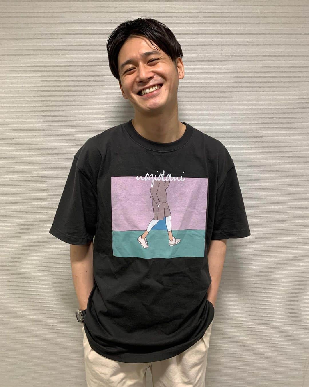 多田智佑のインスタグラム：「可愛いTシャツじゃねぇか！  #ノギオオタニ」