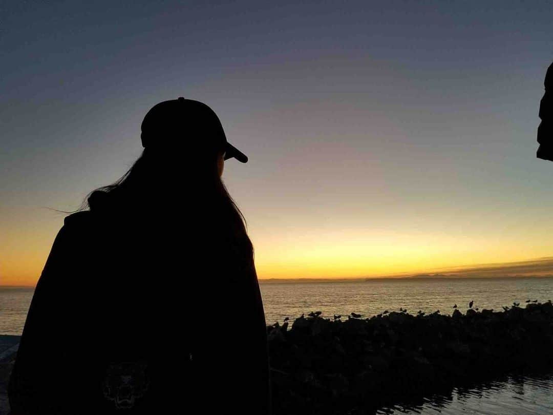 G.NAのインスタグラム：「#sunset #seeyouagain」