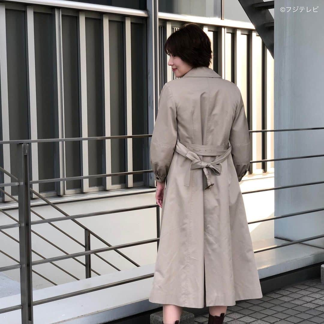 フジテレビ「めざましテレビ」さんのインスタグラム写真 - (フジテレビ「めざましテレビ」Instagram)「3月31日（水）  ファッション雑誌CanCamとコラボした お天気コーナー「きょう何着て行く？」 阿部華也子の毎日のコーデを紹介♪  【きょうのコーデ】 コート→#Swingle 1万9800円 ワンピース→#SNIDEL 1万3970円 靴→#神戸レタス 3080円 イヤリング→#アビステ 6480円  【コーデのポイント】 ガーリーな花柄ミニワンピでかわいく💐 袖にボリュームのあるトレンチコートも手伝って フェミニンムードたっぷり🧥💕 全体をブラウン～ベージュ系の落ち着いた色味でまとめて あくまで大人っぽく着こなすのが気分です💁🏻‍♀️  #めざましテレビ #きょう何着て行く？ #阿部華也子 #今日のコーデ#コーデ#CanCam #今日のファッション#ootd #きょう何着て行く？は月〜金朝6時22分ごろ放送📺 #スタイリストたなべさおり」3月31日 17時12分 - mezamashi.tv