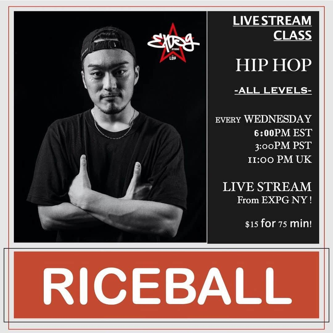 EXILE PROFESSIONAL GYMのインスタグラム：「TOMORROW! 6 pm EST  Your favorite @rice6all 😍🔥🔥🔥🔥🔥🔥🔥🔥🔥🔥🔥 You won’t wanna miss his classes ! 😍😍😍😍 . 😍😍😍😍😍😍😍😍😍😍  . . 😍😍😍😍👏🏽👏🏽👏🏽👏🏽👏🏽👏🏽 . Registration is open !!! . How to book🎟 ➡️Sign in through MindBody (as usual) ➡️15 minutes prior to class, we will email you the private link to log into Zoom, so be sure to check your email! ➡️Classes will start on time, so make sure you pre register, have good wifi and plenty of space to safely dance! . . Zoom Tips🔥 📱If you plan to use your phone, download the Zoom app for the best experience. 🤫Please use the “mute” button when you are not speaking to prevent feedback. 💃You do not have to join displaying your video or audio, but we do encourage it so teachers can offer personalized feedback and adjustments. . 🔥🔥🔥🔥🔥🔥🔥🔥🔥 . #expgny #onlineclasses #newyork #dancestudio #danceclasses #dancers #newyork #onlinedanceclasses」