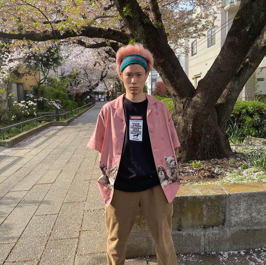 地獄寺紅蓮丸のインスタグラム：「おしゃれ番長with桜」
