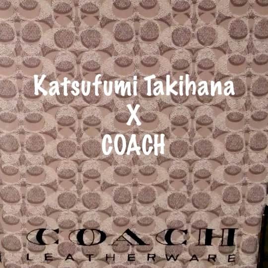 Katsufumi Takihanaのインスタグラム：「今回は渋谷！ 先行予約受付中です👀 4/11と4/18、宮下ﾊﾟｰｸにいます。 よろしくお願いします😊  RAYARD MIYASHITAPARK 問合せ先 COACH 渋谷宮下パークメンズ TEL03-5962-7964」