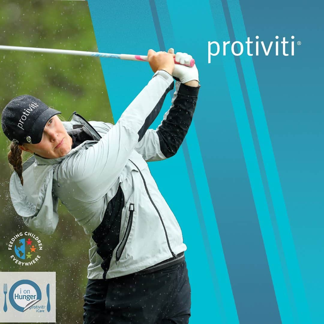 ジェニファー・クプチョのインスタグラム：「Excited to announce the launch of the Birdies for Meals campaign with my partner @Protiviti and @mattfitz94! For every birdie Matt and I make in this year’s Majors, @Protiviti has pledged to donate 1,000 (!!!) meals to @feedingchildreneverywhere! Can’t wait to kick us off at this week’s @anainspiration. Link in bio for more info and how you can participate! #BirdiesforMeals #ProtivitiGolf #ionhunger」