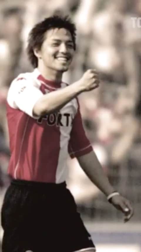 のインスタグラム：「素晴らしい映像と共に、いつまでもFeyenoordの歴史の中に居られる幸せを感じます😭  Ik zal mijn tijd bij Feyenoord nooit vergeten !!   #サッカー  #楽しむ  #feyenoordrotterdam  #繋がりに感謝」