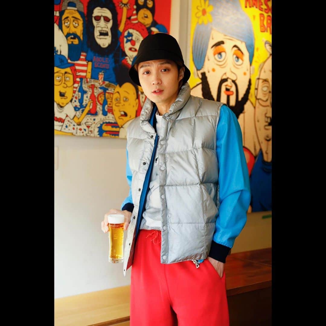 磯村勇斗のインスタグラム：「. 「CHEER」Vol.8  今回はかなり好みのスタイリングができた  @ayu_1991p  #CHEER #下北沢」