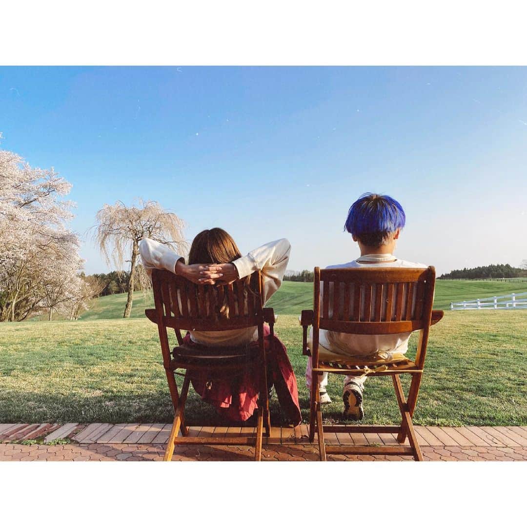 紗栄子さんのインスタグラム写真 - (紗栄子Instagram)「今日もいいお天気🌸✨ @nasufarmvillage」4月1日 15時18分 - saekoofficial